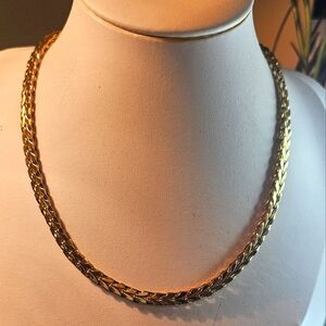 Vtg Monet Gold Chain Necklace